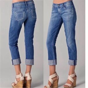 Citizens Of Humanity Cropped Blue Jeans